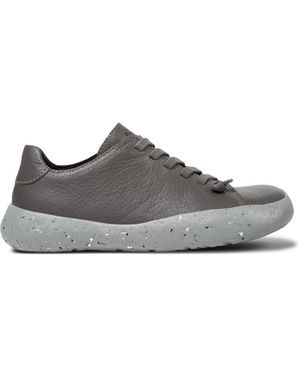 Camper Grey Responsibly Raised Leather Trainers