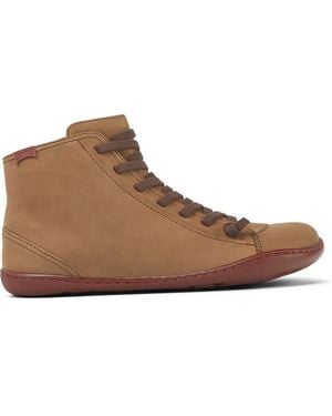 Camper Peu Cami Booties - Brown