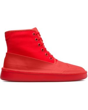 Camper Ankle Boots - Red