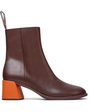 Camper Ankle Boots - Brown