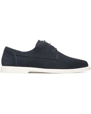 Camper Dark Grey Lace-up Shoe - Blue