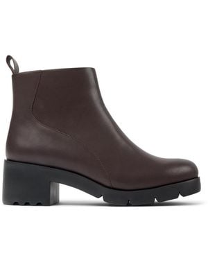 Camper Wanda Booties Refurbished - Brown