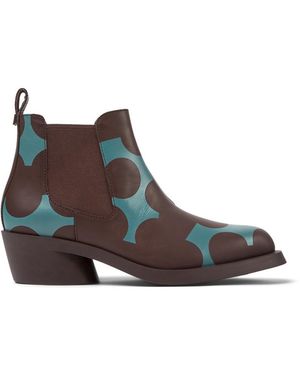 Camper Ankle Boots - Brown