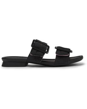Camper Black Recycled Pet Sandals