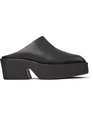 Camper Billie Platform Clog - Black