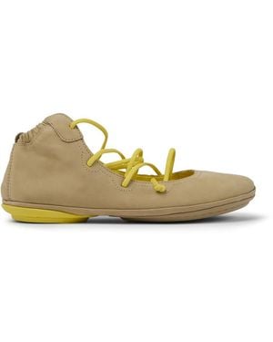 Camper Ankle Boots - Natural