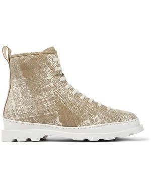 Camper Ankle Boots - Natural