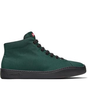 Camper Green Textile Ankle Boots