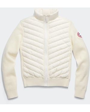 Canada Goose Hybridge Knit Jacket - White