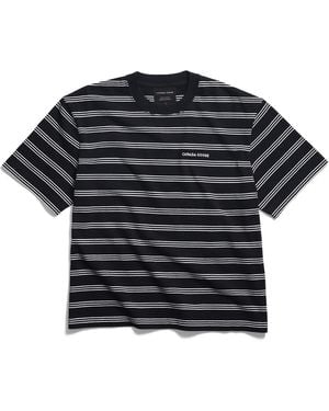 Canada Goose Roam Striped T-Shirt - Black