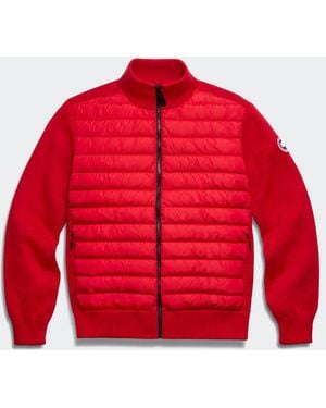 Canada Goose Hybridge Knit Jacket - Red