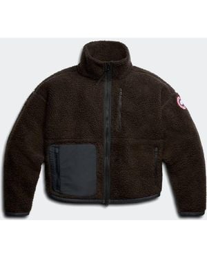 Canada Goose Simcoe Zip Up Fleece Jacket - Black