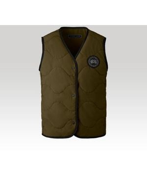 Canada Goose Annex Liner Vest Black Label - Green