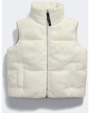 Canada Goose Fallon Fleece-Steppweste (Weiblich, - Natur