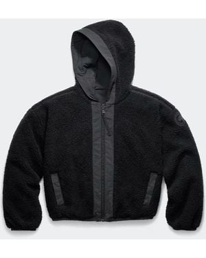 Canada Goose Alberni Reversible Fleece Bomber - Black