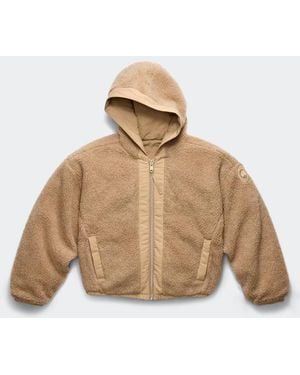 Canada Goose Alberni Reversible Fleece Bomber - Natural