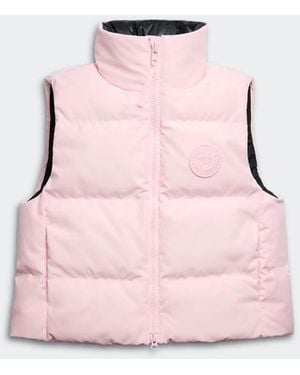 Canada Goose Grandview Cropped Vest Tonal Disc - Pink