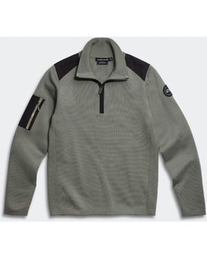 Canada Goose Pull Avec Fermeture Éclair ¼ Stormont Label (Hommes, - Gris