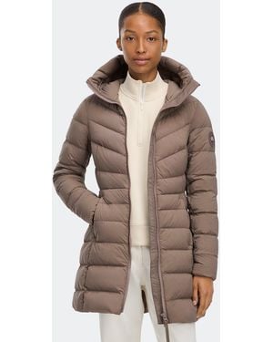 Canada Goose Clair Coat Tonal Disc - Brown