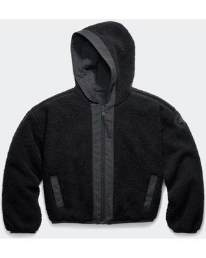 Canada Goose Alberni Reversible Fleece Bomber - Black