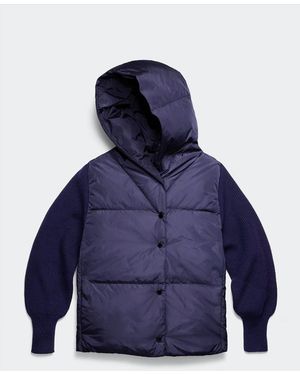 Canada Goose Hybridge Astoria Knit Hoodie - Blue