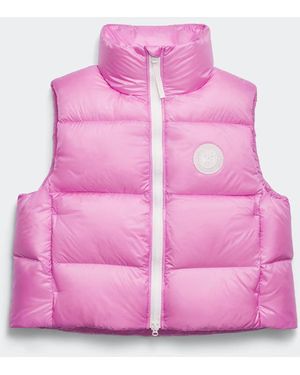 Canada Goose Doudoune Sans Manches Cypress Label (Femmes, - Rose