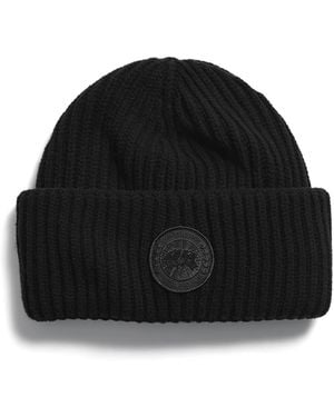 Canada Goose Cashmere Blend Double Fold Toque - Black