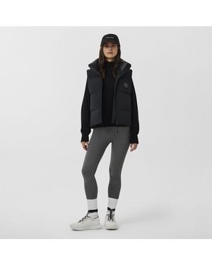 Canada Goose Grandview Cropped Vest Black Label