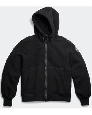 Canada Goose Hooded Zip Jacket - Black