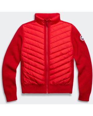 Canada Goose Hybridge Knit Jacket - Red