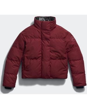 Canada Goose Grandview Cropped Jacket Tonal Disc - Red