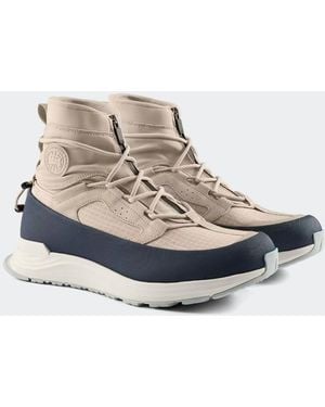 Canada Goose Glacier Trail Herren-Sneaker Aus Dyneema High-Top (Männlich, Tan/Atlantic, - Weiß