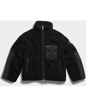 Canada Goose Soren Fleece-Reißverschlussjacke (Weiblich, - Schwarz