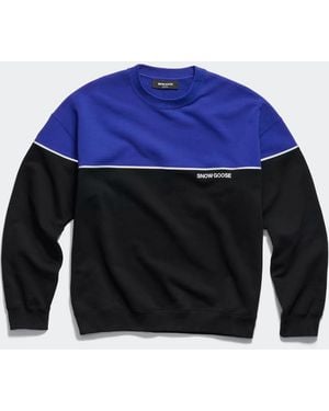 Canada Goose Dawn Color Block Relaxed Crew - Blue