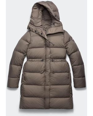 Canada Goose Montgomery Mantel Tonal Label (Weiblich, - Grau