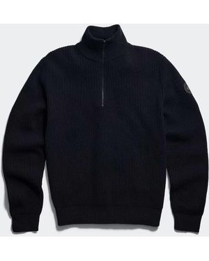 Canada Goose Mckinney Knit Quarter Zip - Blue