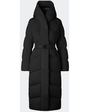 Canada Goose Marlow Belted Down Coat - Black