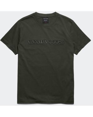 Canada Goose Emersen Embroidered T-Shirt - Green