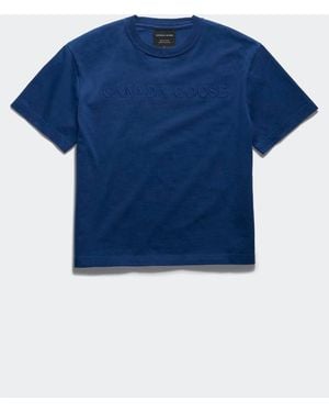 Canada Goose Roam Embroidered T-Shirt - Blue
