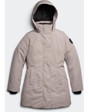 Canada Goose Leslie Parka Label - Brown