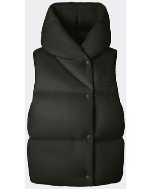 Canada Goose Rhoda Hooded Vest - Black