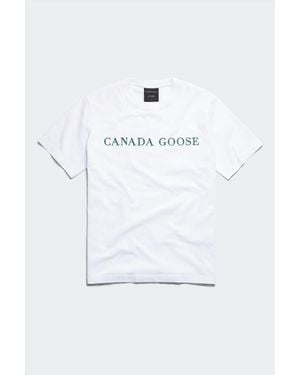 Canada Goose Vantage Embroidered T-Shirt - White