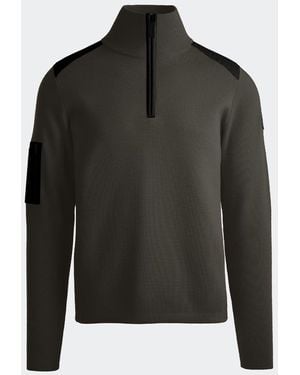 Canada Goose Pull Avec Fermeture Éclair ¼ Stormont Label (Hommes, - Noir