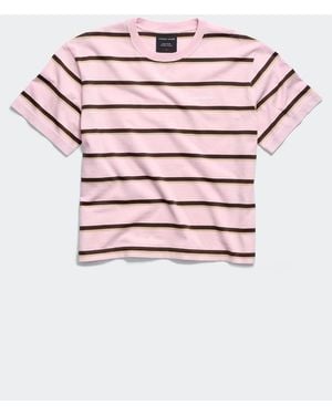 Canada Goose Roam T-Shirt Mit Streifen (Weiblich, - Pink