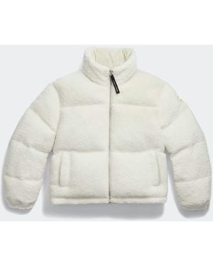 Canada Goose Fallon Fleece-Steppjacke (Weiblich, - Weiß