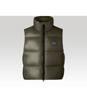 Canada Goose Cypress Puffer Vest Black Label - Green