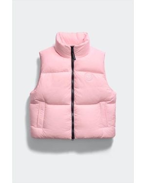 Canada Goose Fallon Steppweste Mit Tonal Disc (Weiblich, - Pink