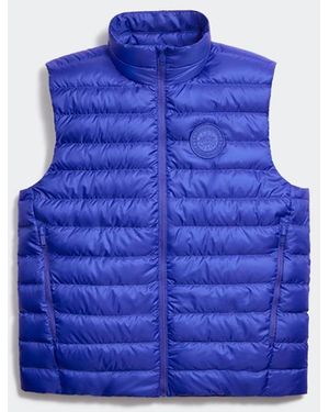 Canada Goose Veste Sans Manches Stratus Tonal Label (Hommes, - Bleu