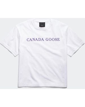 Canada Goose Roam Embroidered T-Shirt - White