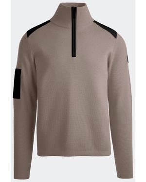 Canada Goose Stormont 1⁄4 Zip Sweater Black Label - Brown